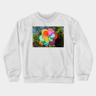 Rainbow Wind Spinner Crewneck Sweatshirt